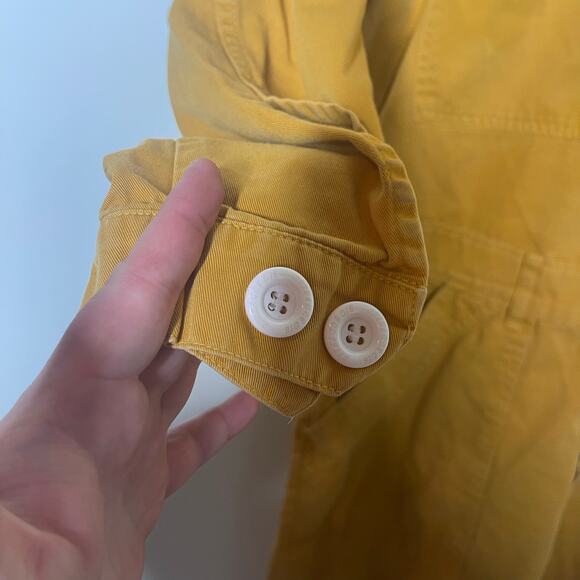 Big Bud Press Long Sleeve Everyday Jumpsuit Spicy Mustard Yellow sz L - Picture 8 of 10